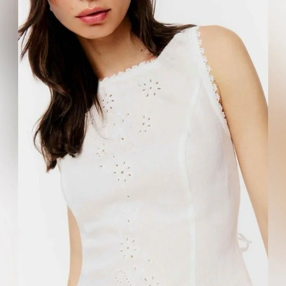 Reformation Lorie Linen top NWOT, size 6 - Picture 2 of 7